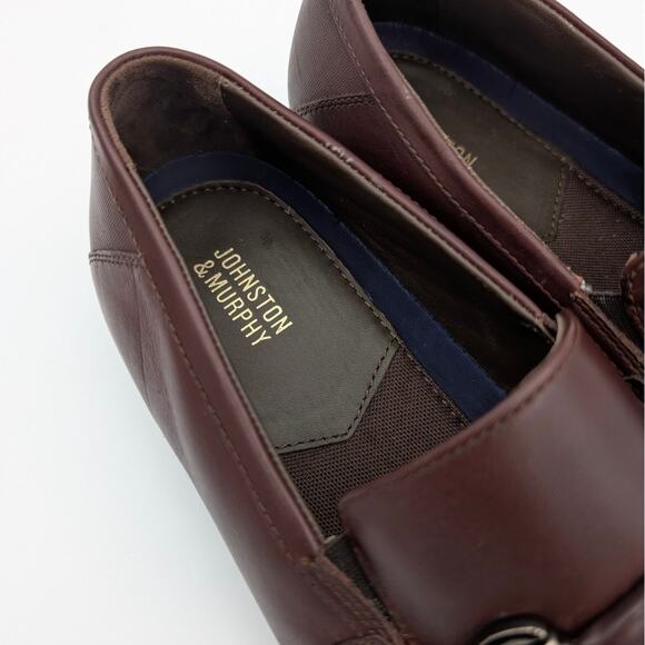 Johnston & Murphy Archer Bit Loafer Shoes Men's Mahogany Size US10.5 EU44 - Picture 13 of 13